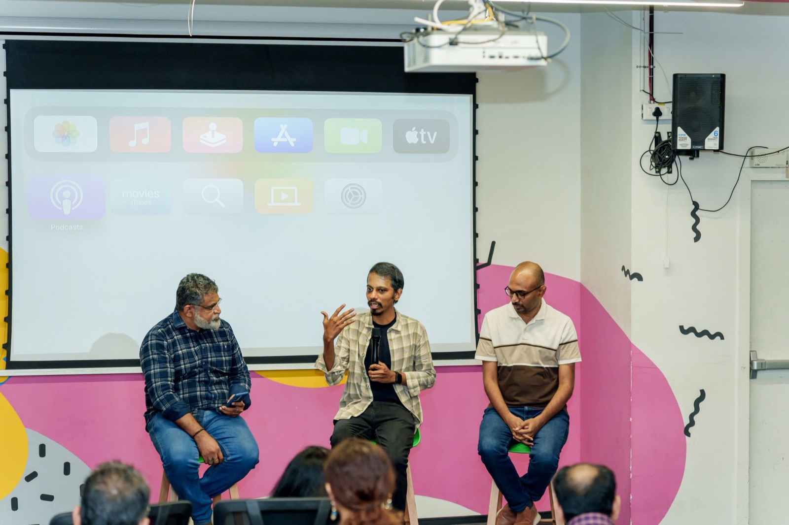 Raja T M speaking during the B2B Blue and Digital Uncovered Brand Conference panel