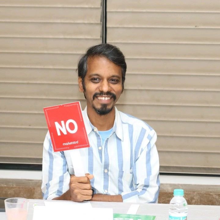 Raja at a workshop