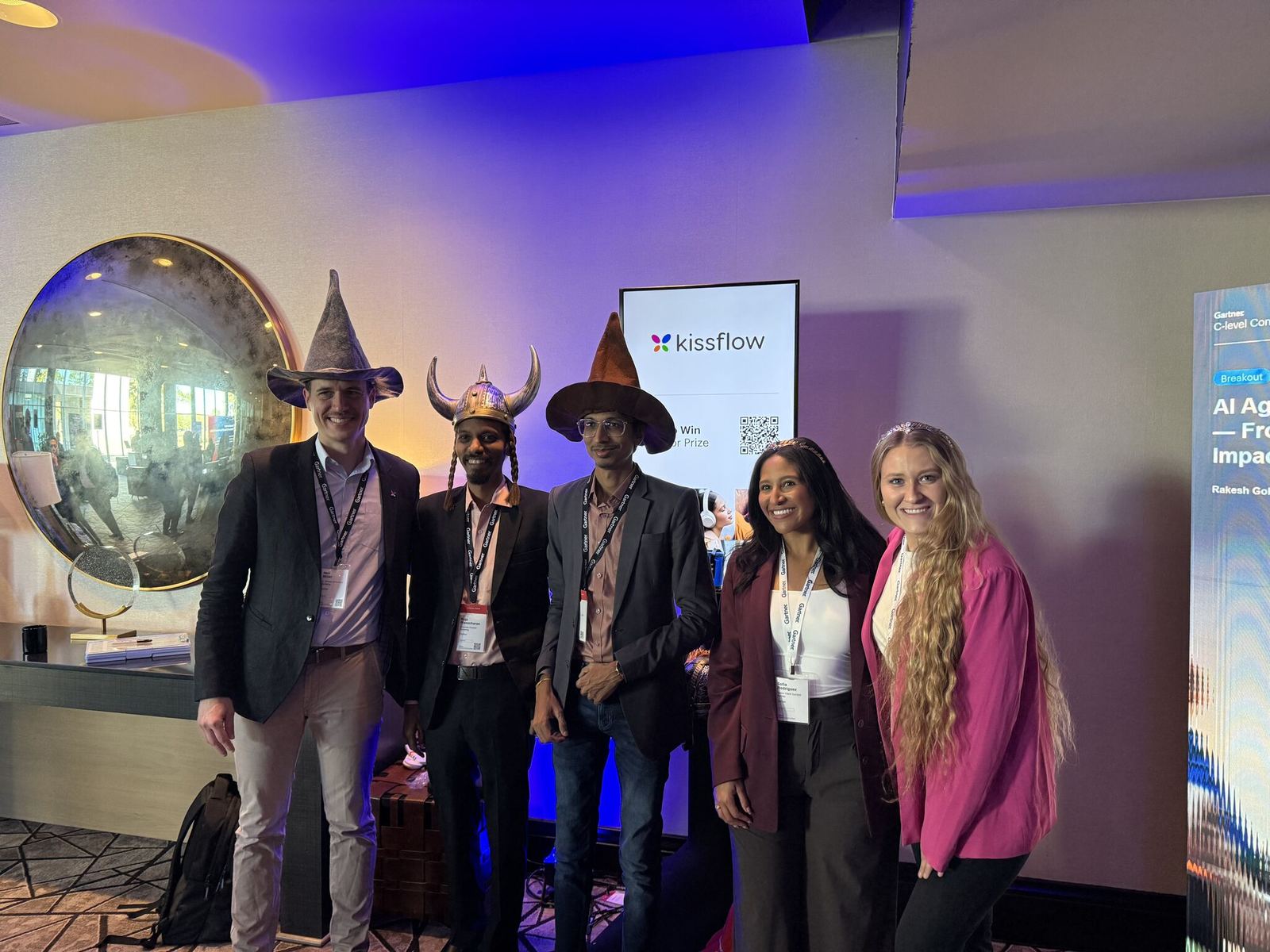 Gartner CIO Community Summit, costume activation