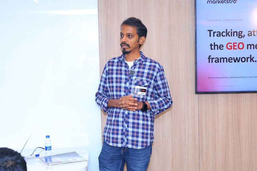 Marketstro session on GEO and search